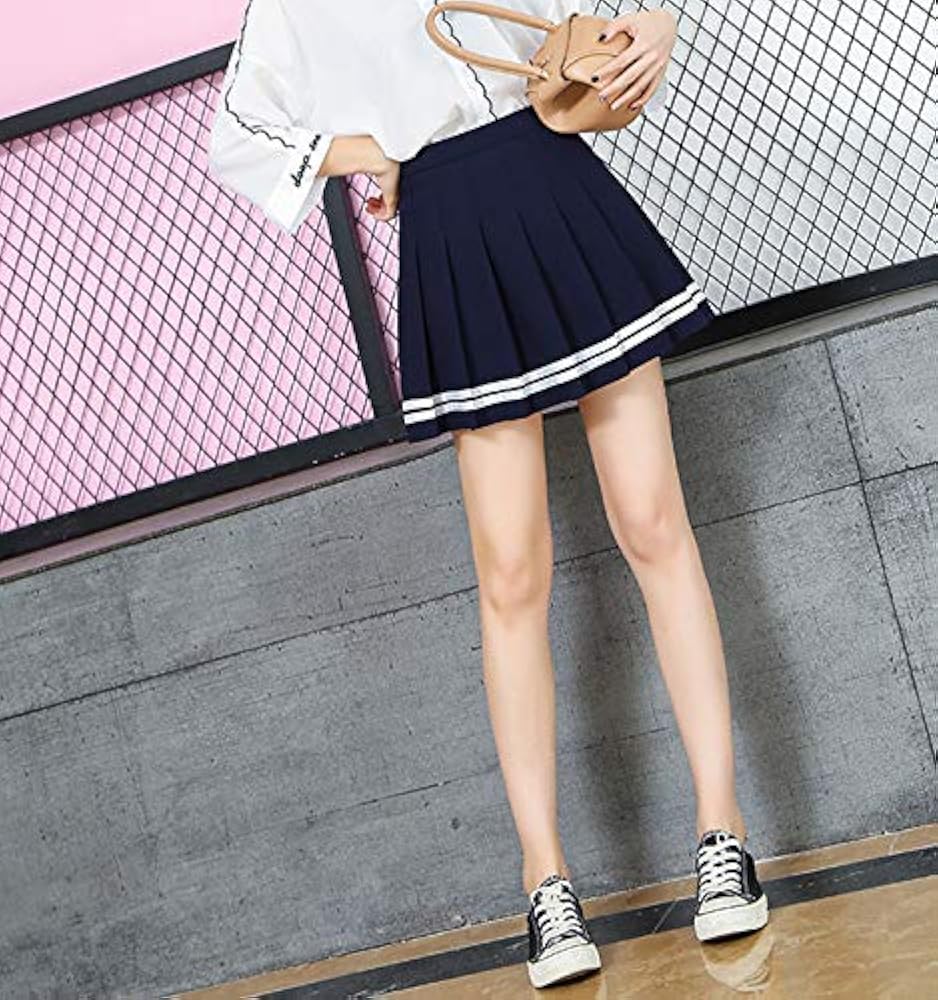 Amazon.co.jp: Huiertongja ミニスカート Aライン レデイーズ